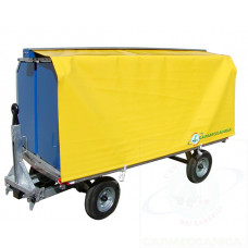 Airport baggage wagon truck