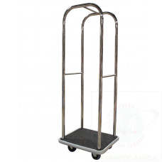 Carrello portabagagli in acciaio inox