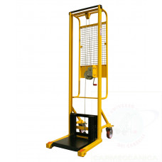Hand winch Stacker with Plate