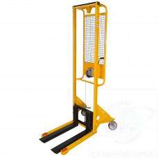 Hand winch stacker with automatic friction brake, capacity Kg. 300