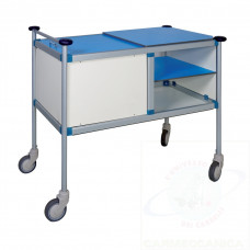 Filing cart for x-ray films and medical records (for 40 records)