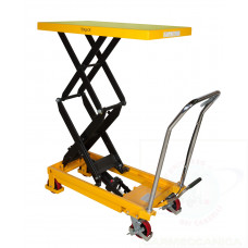 Double scissor foot pump operated lift table Kg. 350 