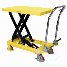 Foot pump actuated mobile lift table Kg. 500 