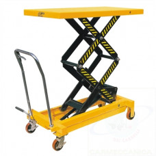 Foot pump actuated mobile lift table Kg.800