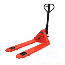 Hand pallet truck large forks mm 1150 - PU Rollers