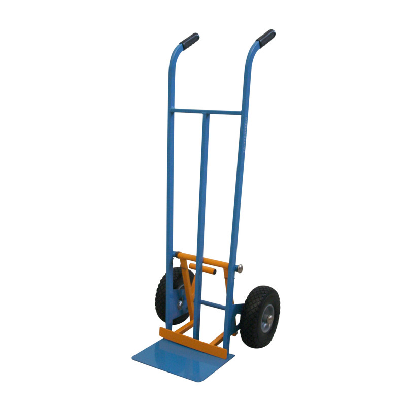 Carrello scaricafacile con ruote antiforatura