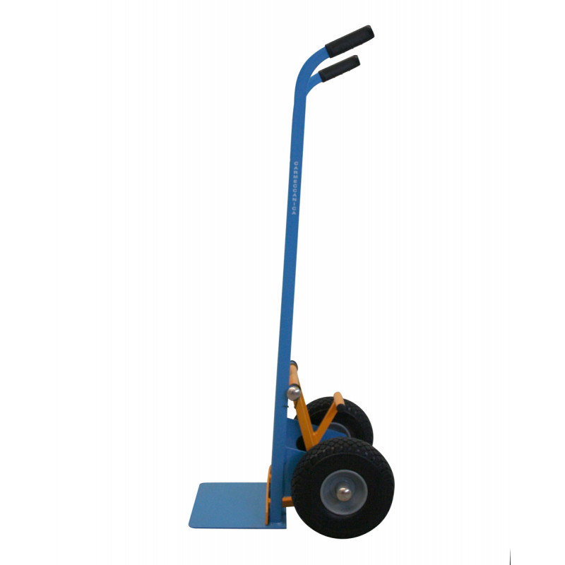 Carrello scaricafacile con ruote antiforatura