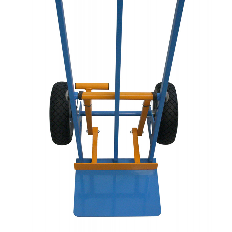 Carrello scaricafacile con ruote antiforatura