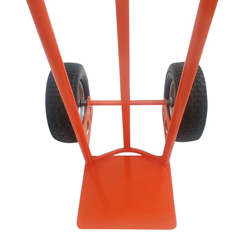 Carrello Porta Sacchi spalla curva maxi ruote antiforatura