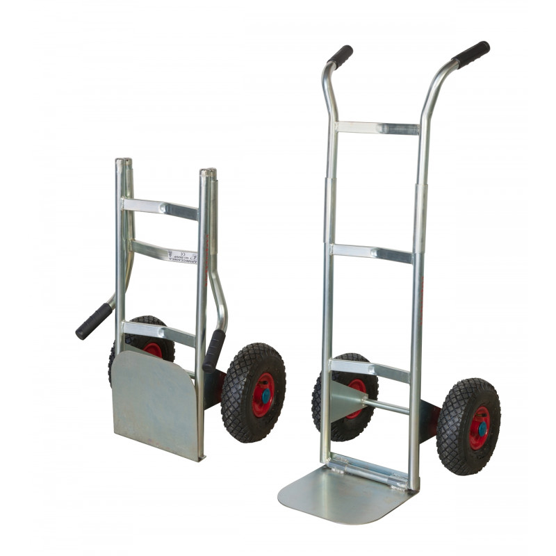 carrello pieghevole zincato