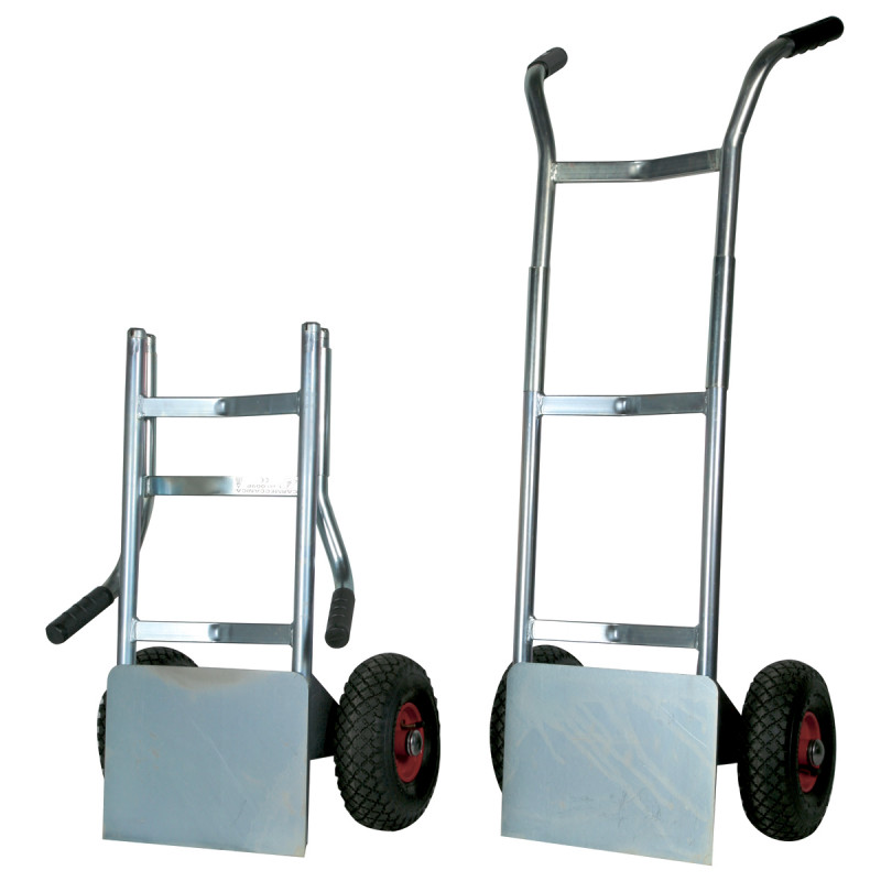 Carrello pieghevole zincato