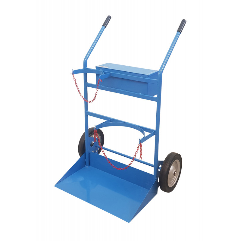 Portabombole ossigeno-propano con cassetta