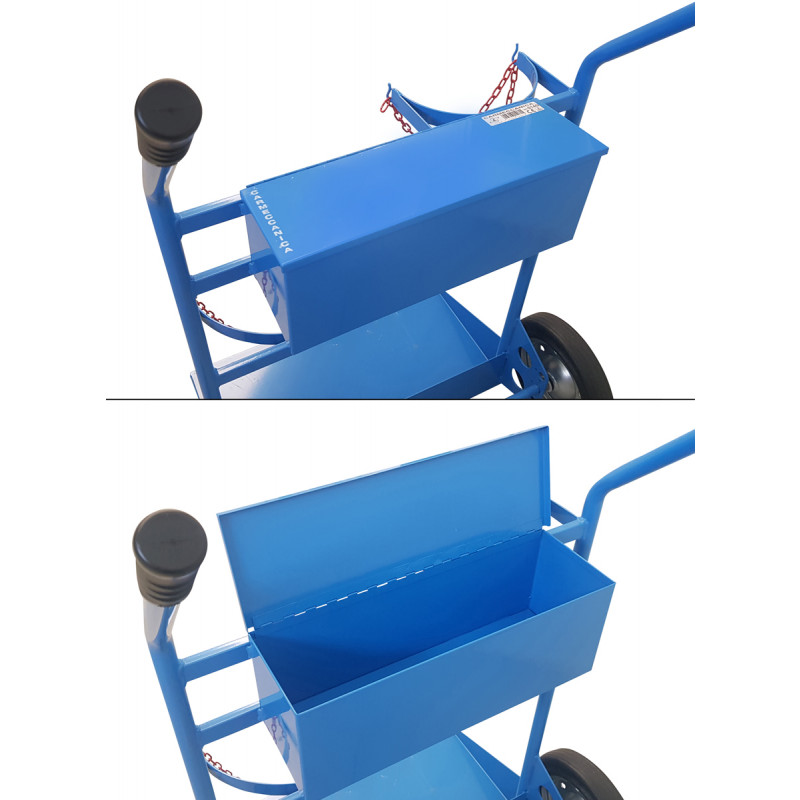 Portabombole ossigeno-propano con cassetta