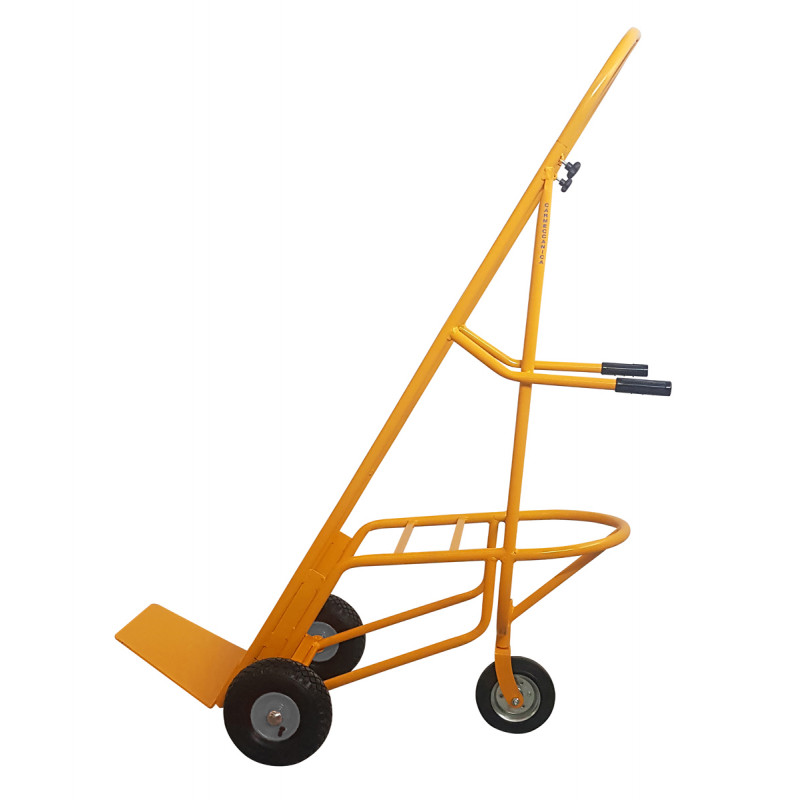 portacasse con altezza regolabile ruote antiforatura 