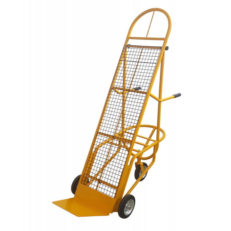 Carrello Portacasse con altezza regolabile con rete di appoggio