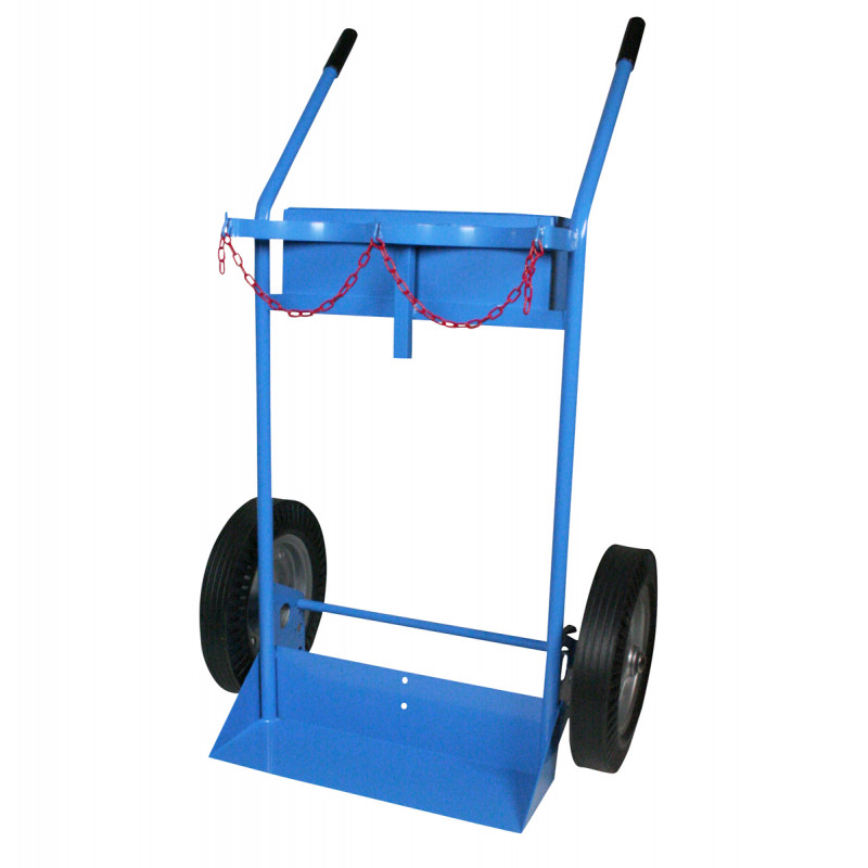 Portabombole biposto per cantieri con cassetta lt.40/50