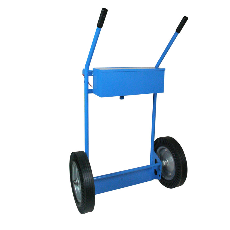 Portabombole biposto per cantieri con cassetta lt.40/50