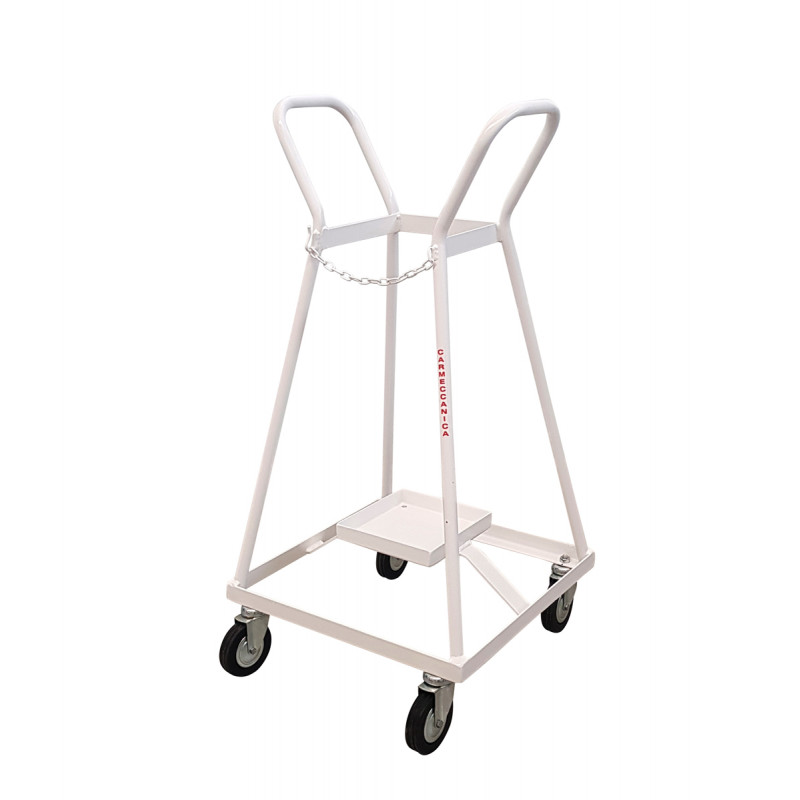 Portabombola 4 ruote gommate lt. 10/14 