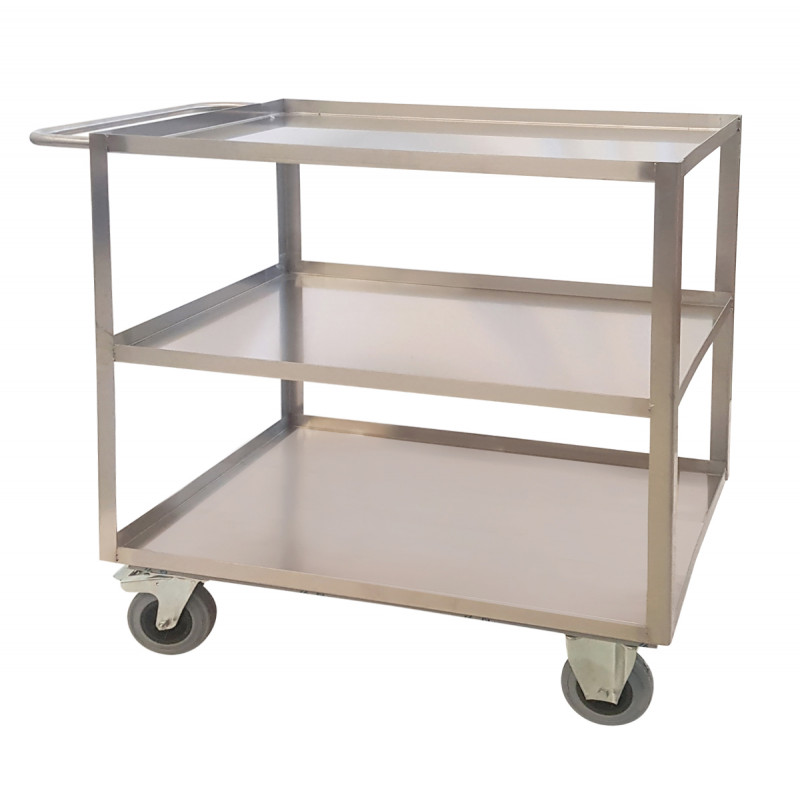 Portatutto medio acciaio inox 3 piani 