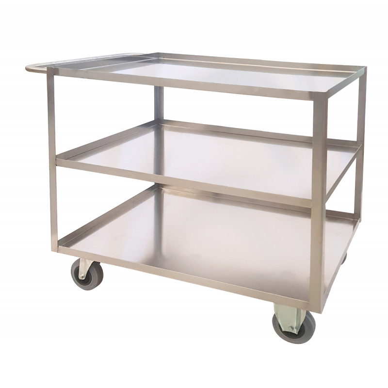 carrello inox 3 piani alta portata