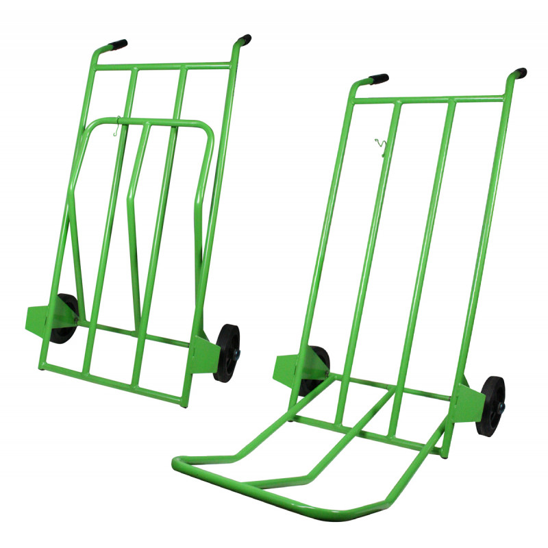 Portasacchi pesante con pedana ribaltabile