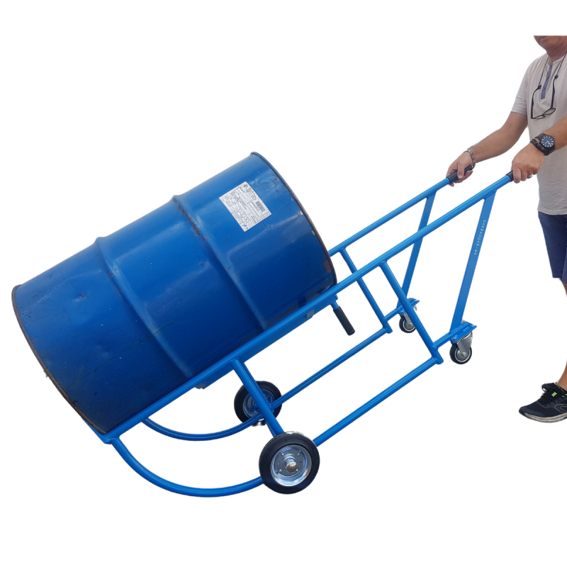 Carrello Trasporto e Ribalta Fusti