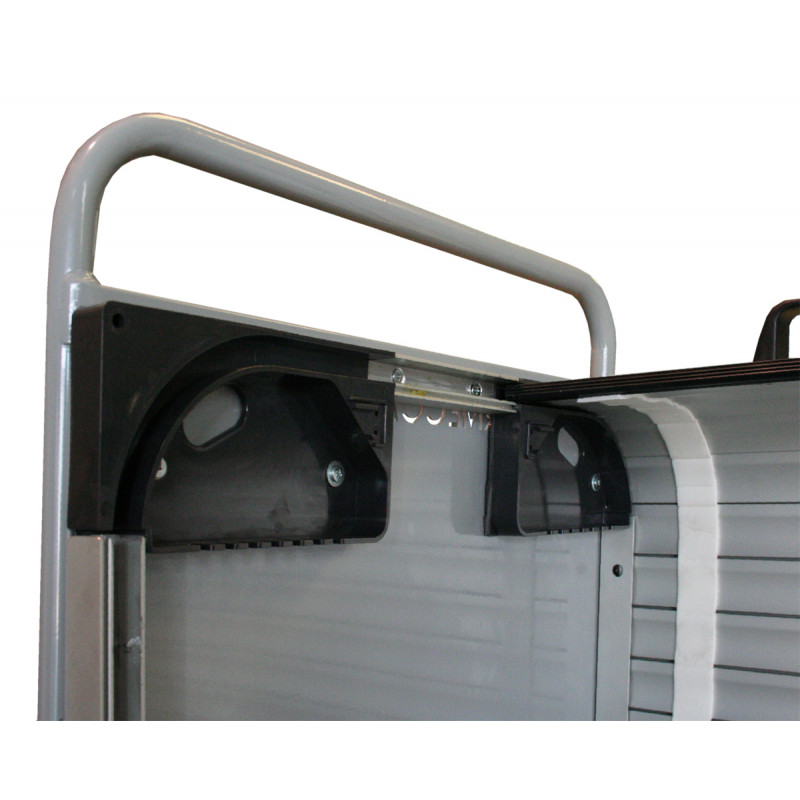 Carrello porta faldoni/fascicoli con chiusura completa