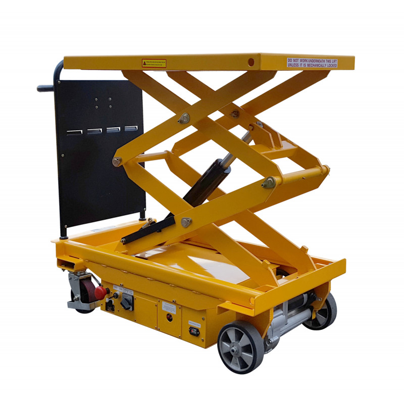 Piattaforma elevatrice carrellata GRANDE ALZATA 800 Kg alzata