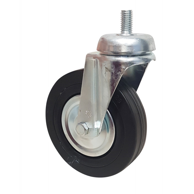 Ruota con perno filettato Ø 125