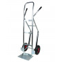 Hand truck zinc plated with stair glide