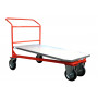 Nestable cash&carry cart smooth zinc plated platform