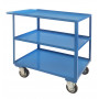Stock cart 3 high capacity trays, plate thickness 15/10  