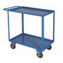 Stock cart 2 high capacity trays with a mm 30 perimeter lip 
