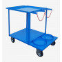 Welding cart with double steel clymber ring