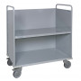 Book storage cart, 2 shelves