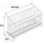 Wire basket for cash & carry