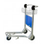 AISI 304 stainless steel nestable airport baggage trolley 