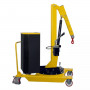 360° rotating mobile crane with counterweight pump actuated