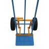 Carrello scaricafacile con ruote antiforatura