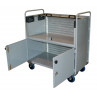 Carrello porta faldoni/fascicoli con chiusura completa